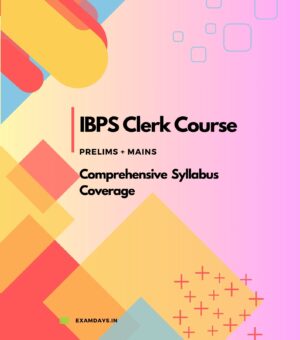 IBPS Clerk Course