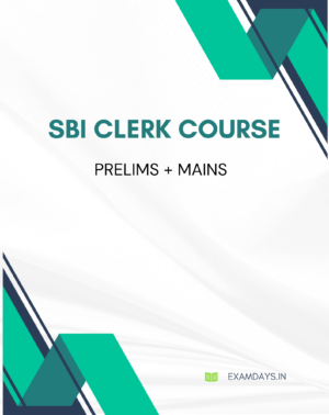 SBI Clerk Course