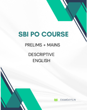 SBI PO Course